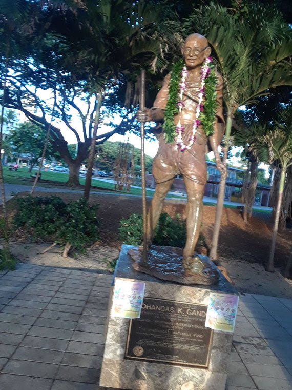 International Mahatma Gandhi Day celebration in Honolulu on October 5, 2019