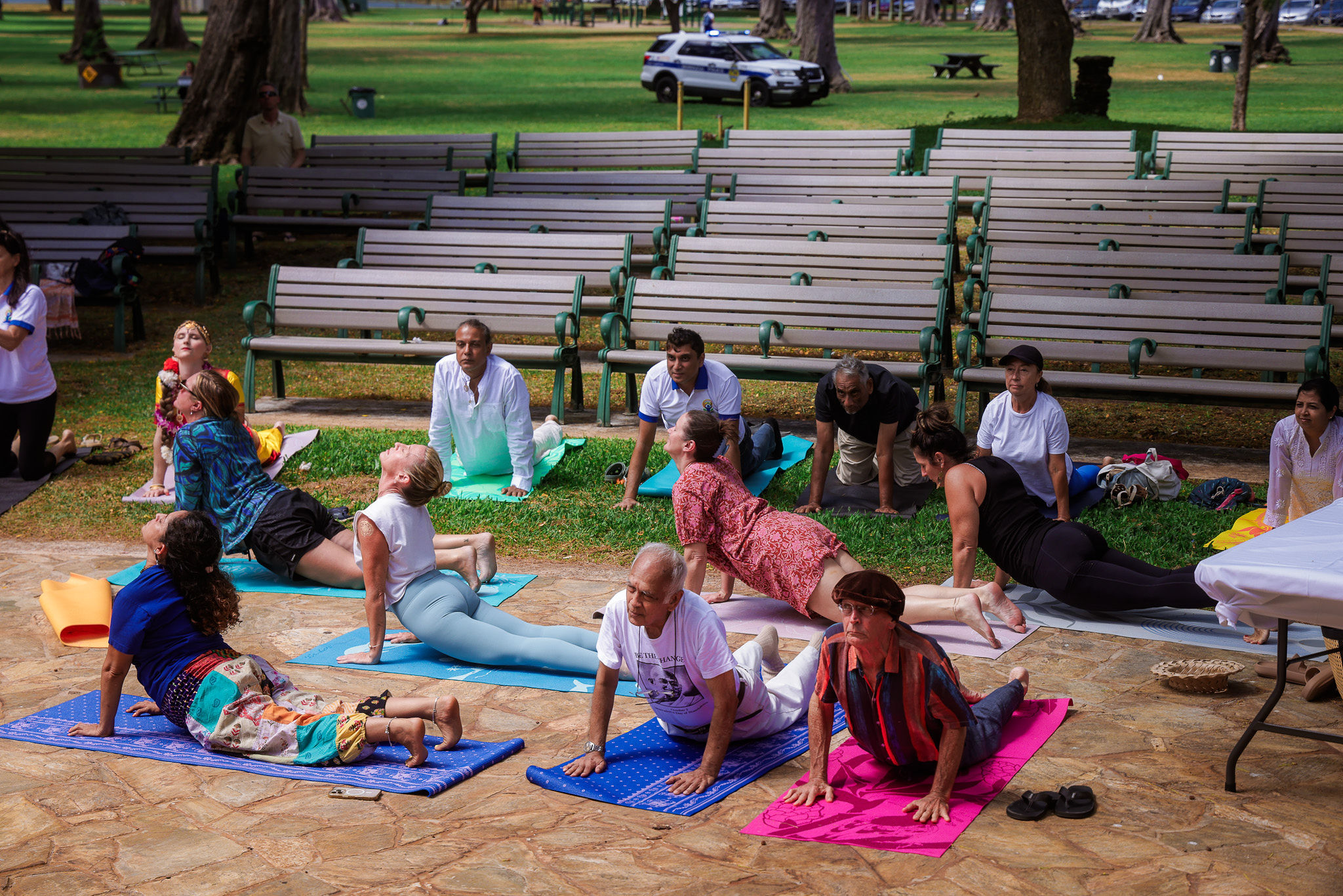 7th International Yoga Day celebration by Gandhi International Institute for Peace (GIIP), Hawaii.